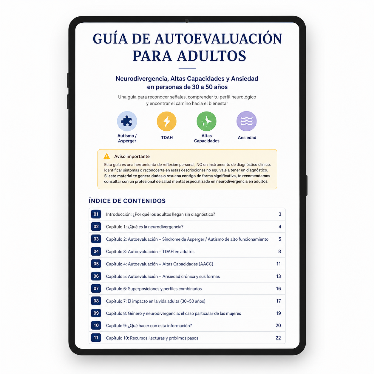 Guía Autoevaluación Adultos